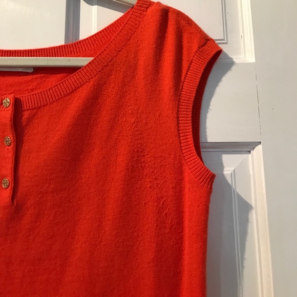 Tory Burch short sleeve cashmere sweater - Picture 3 of 5